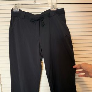 Adidas black cropped pants Sz M